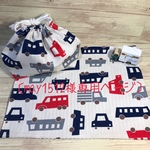 [may1512様専用] 電車柄の幼稚園セット。(お弁当袋、ランチマット）