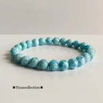 ♡感謝セール♡ 高品質 天然ラリマーブレスレット♡カリブ海からの贈り物♡