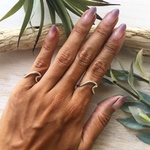 Silver Wave Ring 