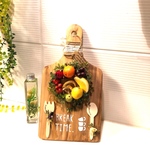 kitchen◇カットレモンのフルーツのカッティングボード