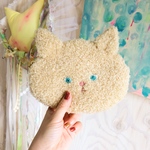 くるくるヘアのにゃん子 ポーチ2