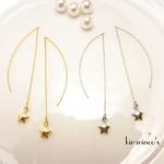 Pukkuri Star☆シンプルなゆらゆらアメリカンピアス