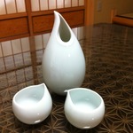雫酒器セット（青磁）