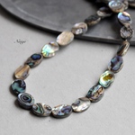 アバロンシェル（鮑）　オーバル 14×10×4mm