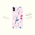 iphoneXS ケース ハード TPU スマホケース 56 ピンク 花柄