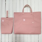[M様オーダー品]＊帆布のレッスンバッグ＆上靴入れ＊ピンク・サイズ変更