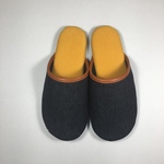 倉敷デニム＆フェイクスエードルームシューズM