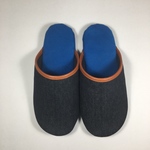 倉敷デニム＆フェイクスエードルームシューズLサイズ