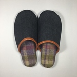 倉敷デニム＆アブラハムムーンツィードルームシューズM