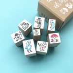 アリスの消しゴムはんこセット【ミニスタンプ】
