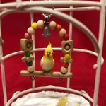 《受注制作》ゆらりん インコ いつも一緒だよ！ ネックレスのみ（オカメインコ ） 