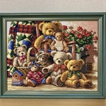 クロスステッチ完成品