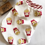 犬服  ポテト🍟な気分のタンクトップ  S、M、Lサイズ