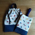 akisan04様.*･ﾟオーダー 体操服袋＆上履き入れセット　.ﾟ･*.