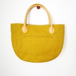 【SALE/セール】ラウンドミニトート　帆布　若草