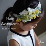 ヘッドドレス ミモザ Baby&Kids ベビー キッズ