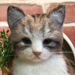 羊毛フェルト 猫  ～猫缶〜