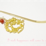 ★送料無料★　☆アリスのブックマーク(ゴールド)☆ 