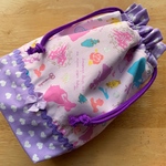 【m様ご予約品】★歯磨き袋＊夢の舞踏会プリンセスが可愛い☆パープル★