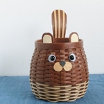 リスとねこの小物入れ