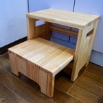 sakurayuki77様専用オーダー　スライド式子供用踏み台（高さ35cm）
