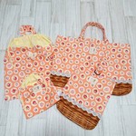 入園入学セット お花 オレンジ