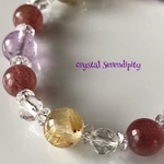 【変化】【精神力】【発展】【情熱】ゴールドルチル キラキラ開運 天然石 パワーストーン ブレスレット 運気アップ  アクセサリー チャレンジ 発見 やる気 赤 エピドート ラベンダーアメジスト 水晶