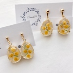 ドロップ ミモザピアス / イヤリング
