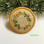お花の刺繍ブローチ✴︎540