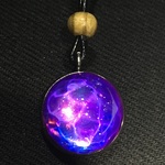 水紋ペンダント　ライトパープル