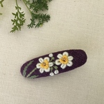 刺繍ミニクリップ 日本水仙