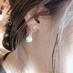 【数量限定受注制作】猫パールピアス/イヤリング