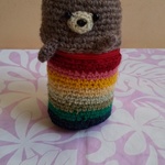 あみぐるみ くま ペットボトルケース 