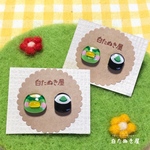 かぱてぃーとかっぱ巻きのピアス/イヤリング