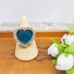 Heart ring (ターコイズブルー)