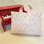 Yassan☆様専用オーダー品♡レッスンバッグ（大き目サイズ）上履き袋・さくらんぼ・刺繍・入園入学