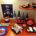 ミニチュア海鮮居酒屋付き小物入れ イカの姿造りver