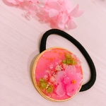 桜のヘアゴム