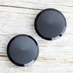 【シンプルデザイン】フォーマルボタン ＃BT243 1穴 23mm C/#9　ブラック　＊＊5個セット＊＊