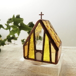 『Church　ミモザの日』　　ミモザ・ミニキャンドルホルダー　【受注制作品】