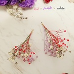 再販* ちっちゃな花束イヤリング(ピアス)
