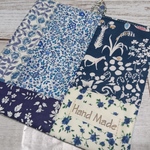 【sale】リバティパッチ＊ミニマット＊ネイビー