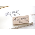 消しゴムはんこ EPIC DAY A