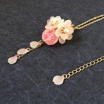 桜と飴のネックレス*みぞれもも飴