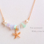 再販☆colorful　starfish＊さざれネックレス（再販＊注意あり