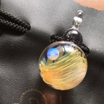 ガラスペンダントトップ『守』J190201