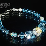 SWAROVSKI クローバーとブルーバタフライ