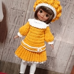 タイニーベッツィサイズ ドレスセット  黄