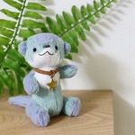 カワウソ の ぴゃぴゃぐるみ  (ブルーミックスカラー)
