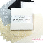 USAコットン moda charmpack 42枚セット Muslin Mates 生地 布 モノトーン